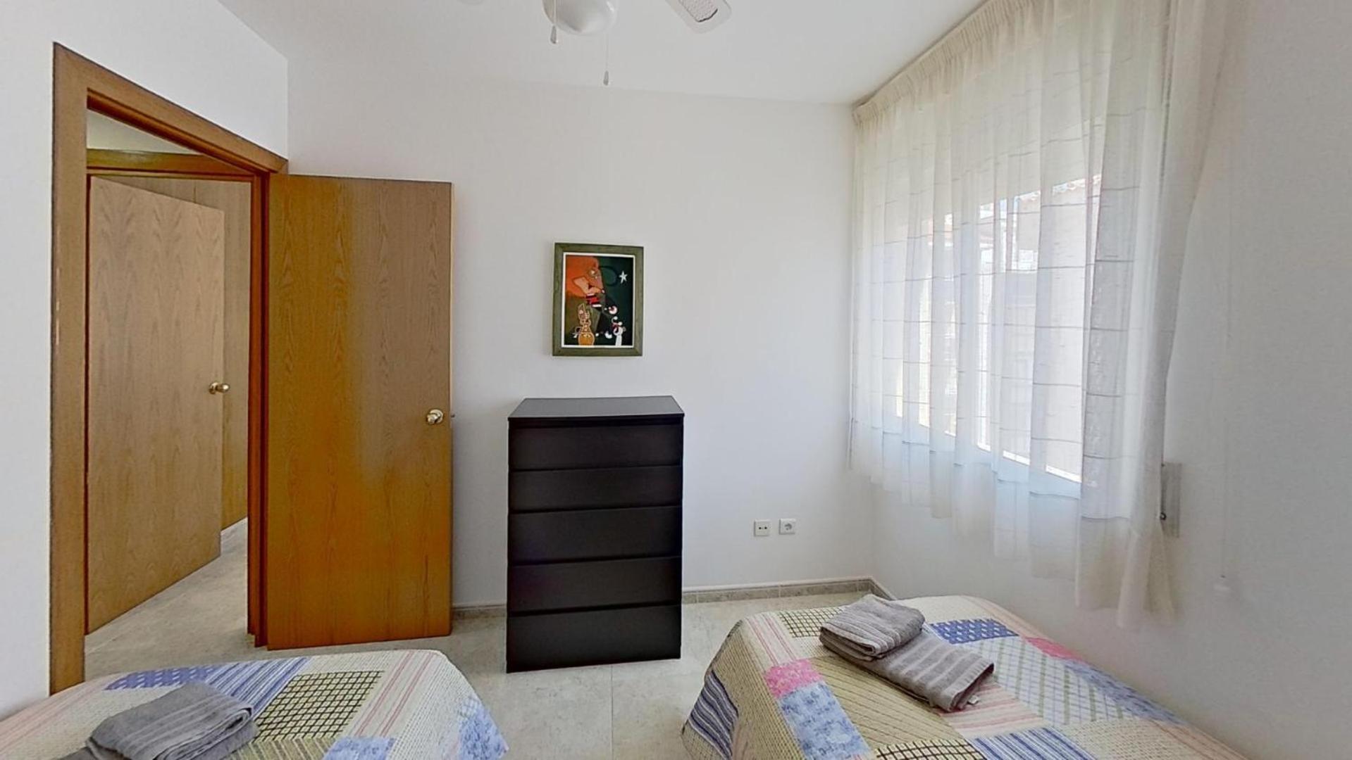 Apartamento Vistas Al Mar, Segunda Linea 3 Habitaciones Sant Carlos de la Ràpita Eksteriør bilde